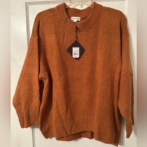 Ava & Viv Women's Plus Size Warm Rust Sweater NWT